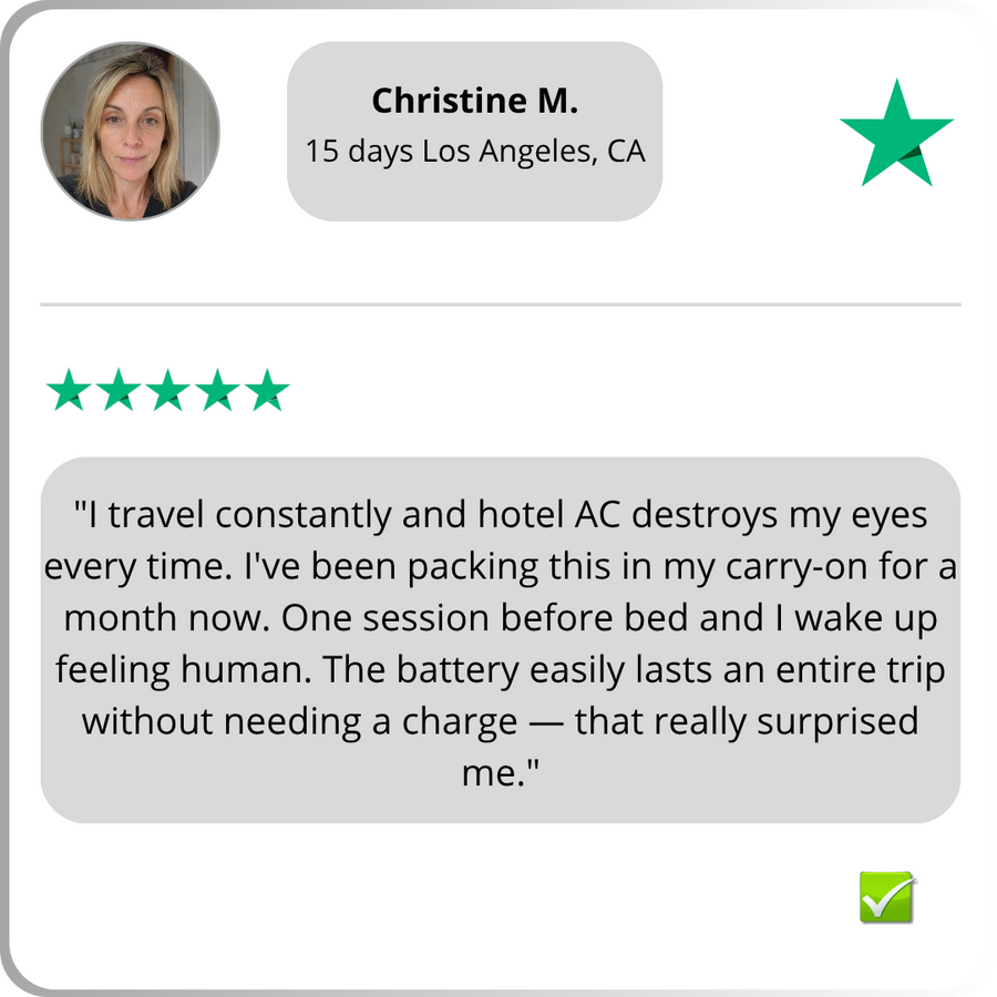 Calmerity customer 15 Christine M.