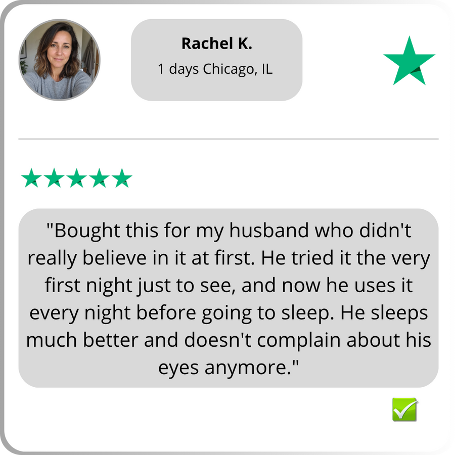 Calmerity customer 1 Rachel K.