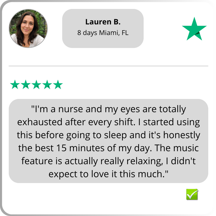Calmerity customer 8 Lauren B.