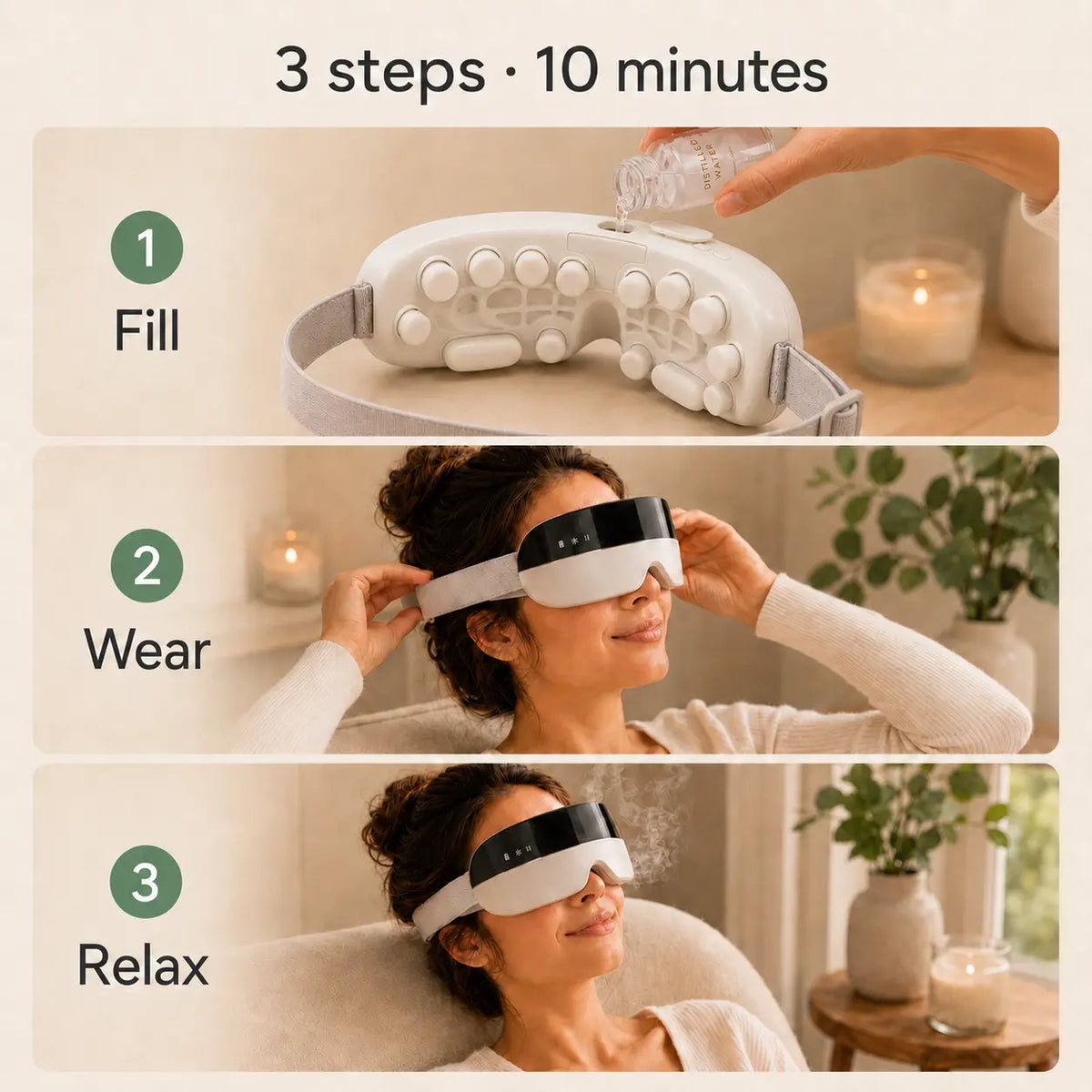 Steam Eye Therapy Massager
